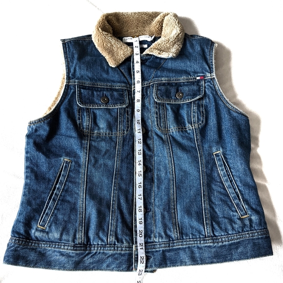 TOMMY HILFIGER JEANS Vintage Denim Lined Vest - Picture 8 of 10
